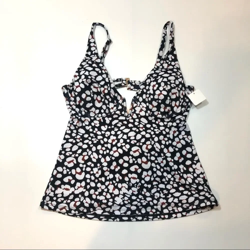 Jessica Simpson V Wire Swim Tankini top